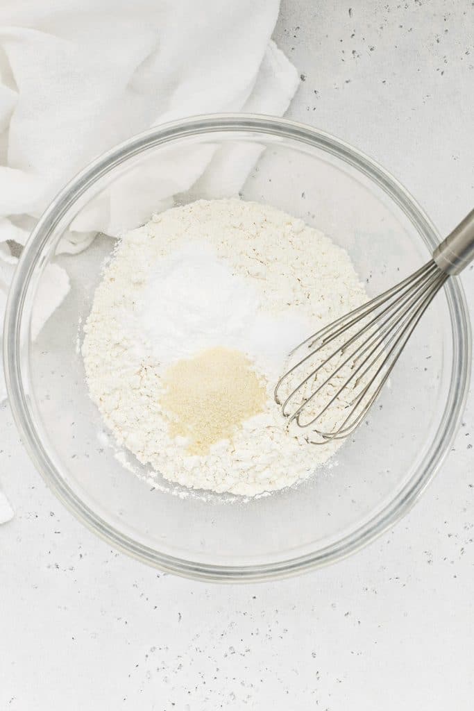 Dry ingredients for gluten-free biscuit dough