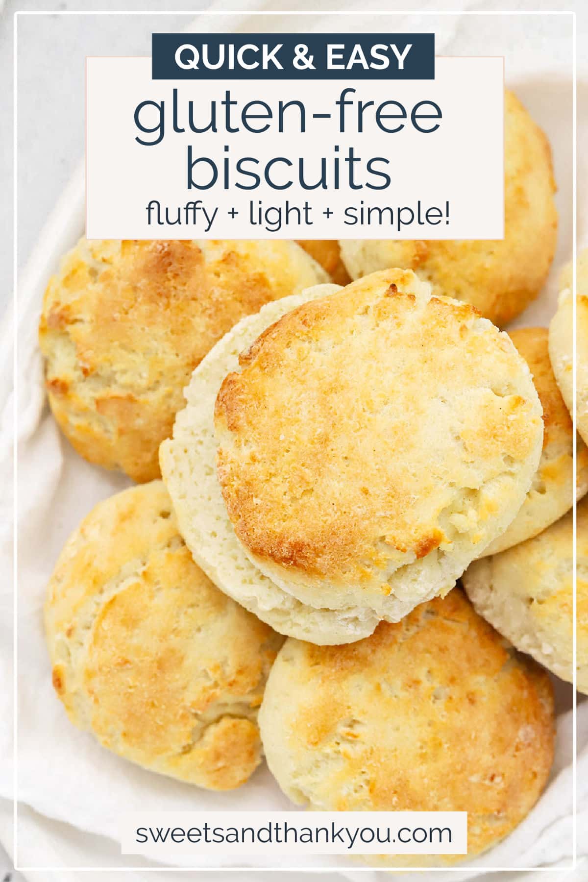 Quick & Easy Gluten-Free Biscuits - These 5-ingredient gluten-free biscuits are simple enough for beginners and are on the table in no time! // Yogurt Biscuits // Gluten Free Drop Biscuits // Easy Gluten Free Biscuit Recipe // gluten free biscuits recipe / gluten free biscuit recipe / easy biscuits / 5 ingredient gluten free biscuits / gluten free biscuits with yogurt / gluten free biscuits and gravy / gluten free brunch recipe / gluten free breakfast