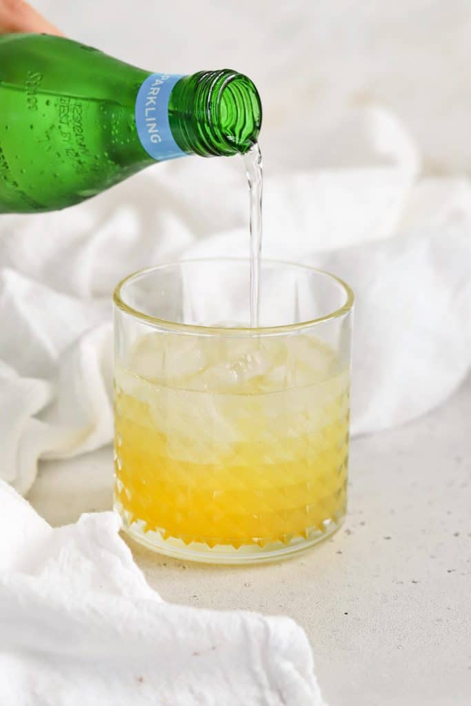 Adding Sparkling Water to Citrus Mocktails