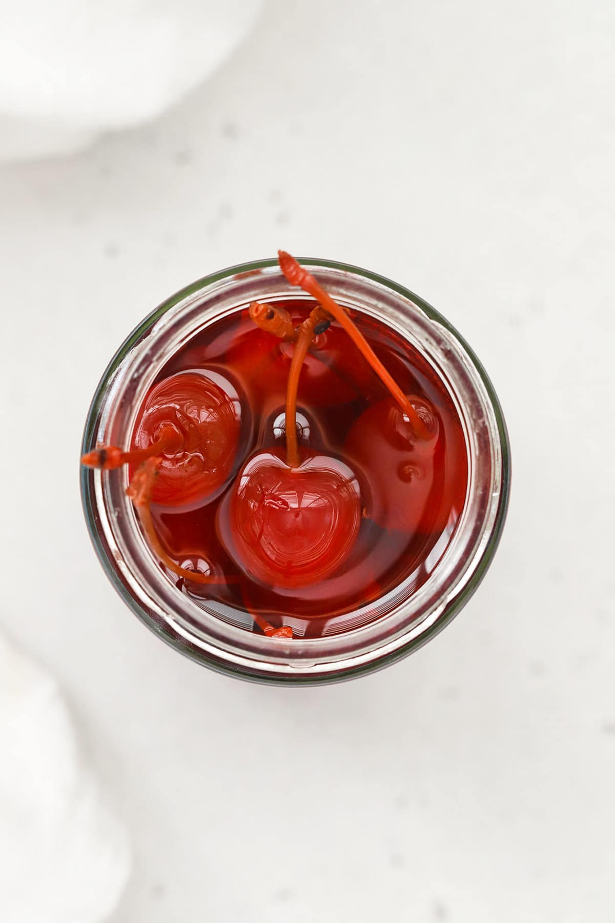 Maraschino cherries to garnish orange juice grenadine mocktails