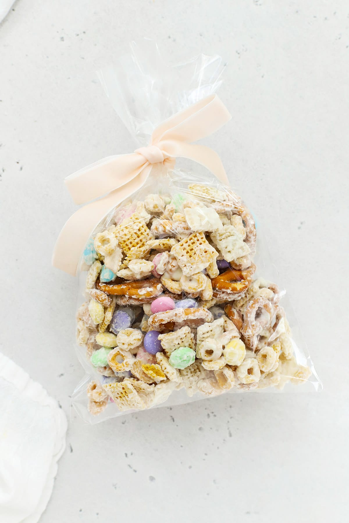 Gluten-Free Easter Chex Mix (Bunny Bait) In a bag to gift