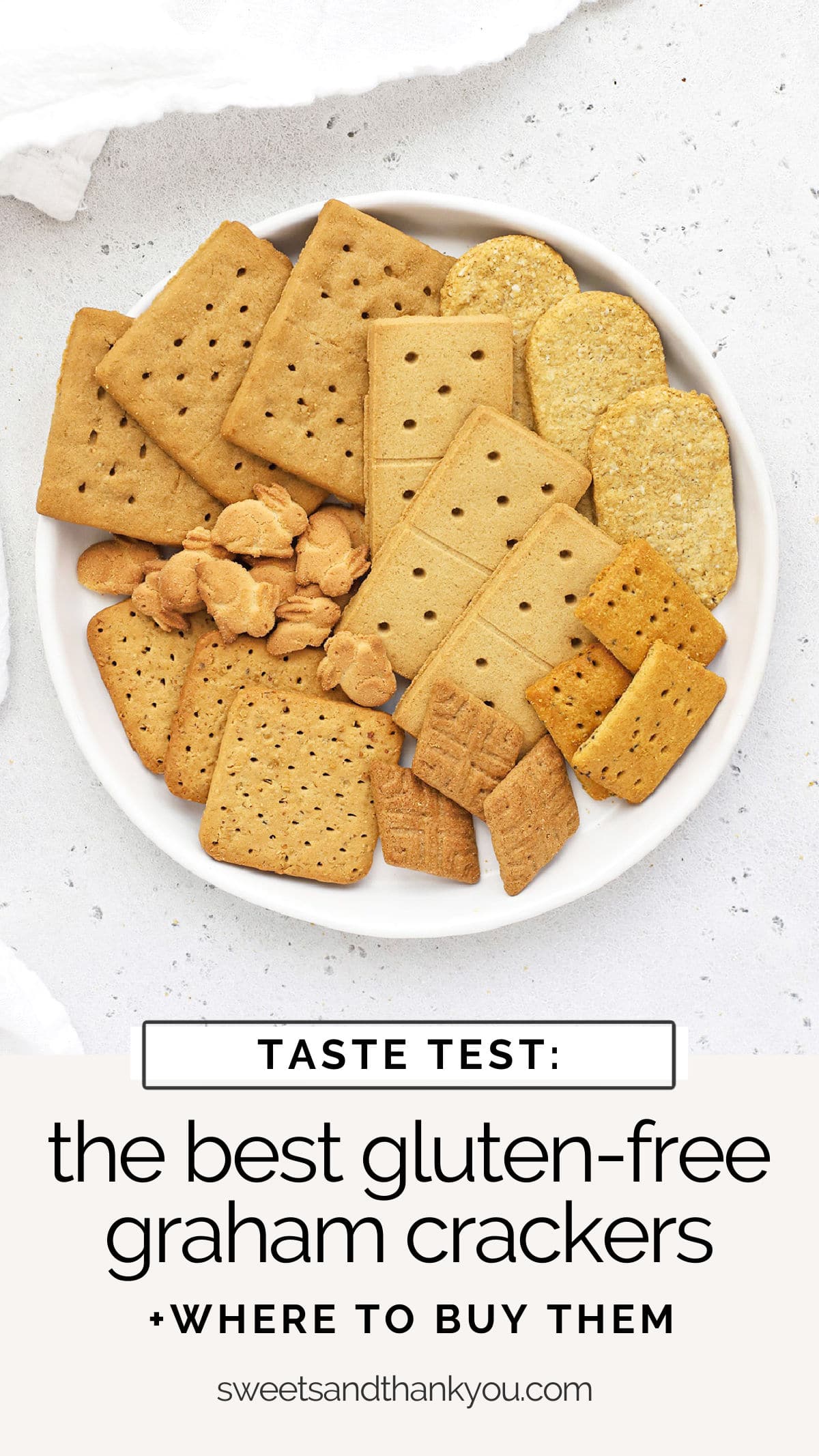 The Best Store-Bought Gluten-Free Graham Crackers - Which brands of graham crackers are gluten-free? Which brand of gluten-free graham crackers are the best? We did a taste-test so you don't have to! // the best storebought gluten-free graham crackers // the best gluten-free graham crackers // what brands of graham crackers are gluten-free? best gluten-free graham cracker brands