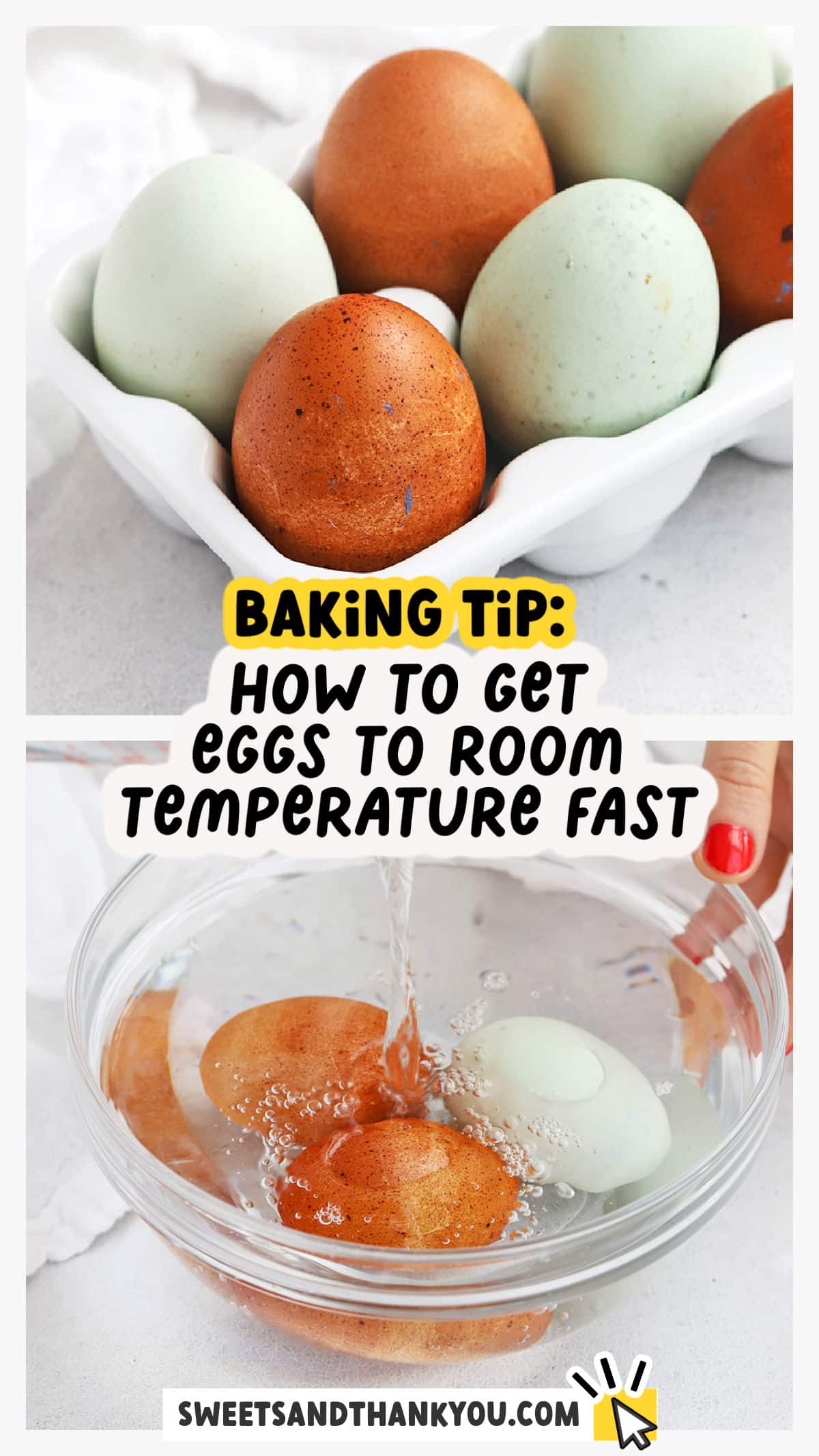 How To Get Eggs To Room Temperature Quickly - Learn the best trick for getting eggs to room temperature quickly & why room temperature eggs are important! From how long does it take eggs to get to room temperature to an easy water trick for bringing eggs to room temperature, we've got everything you need to know!