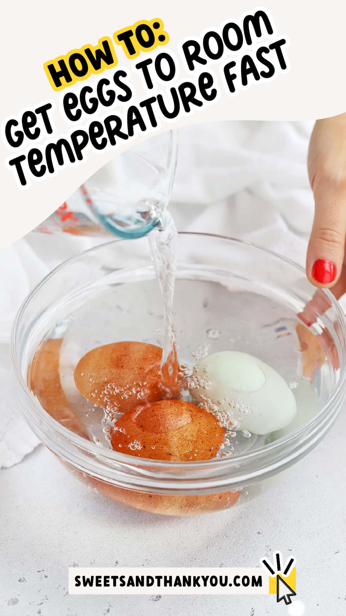 How To Get Eggs To Room Temperature Quickly - Learn the best trick for getting eggs to room temperature quickly & why room temperature eggs are important! From how long does it take eggs to get to room temperature to an easy water trick for bringing eggs to room temperature, we've got everything you need to know!