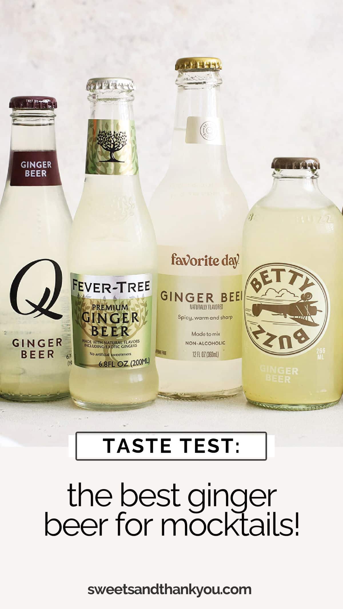 The Best Ginger Beer For Mocktails - What's the best brand of ginger beer? We put six popular brands to the test to find the best one! // best ginger beer for mocktails // best ginger beer for cocktail / ginger beer taste test / ginger beer vs ginger ale / are ginger beer and ginger ale the same thing / what's the difference between ginger beer and ginger ale / ginger beer mocktails / best brand of ginger beer