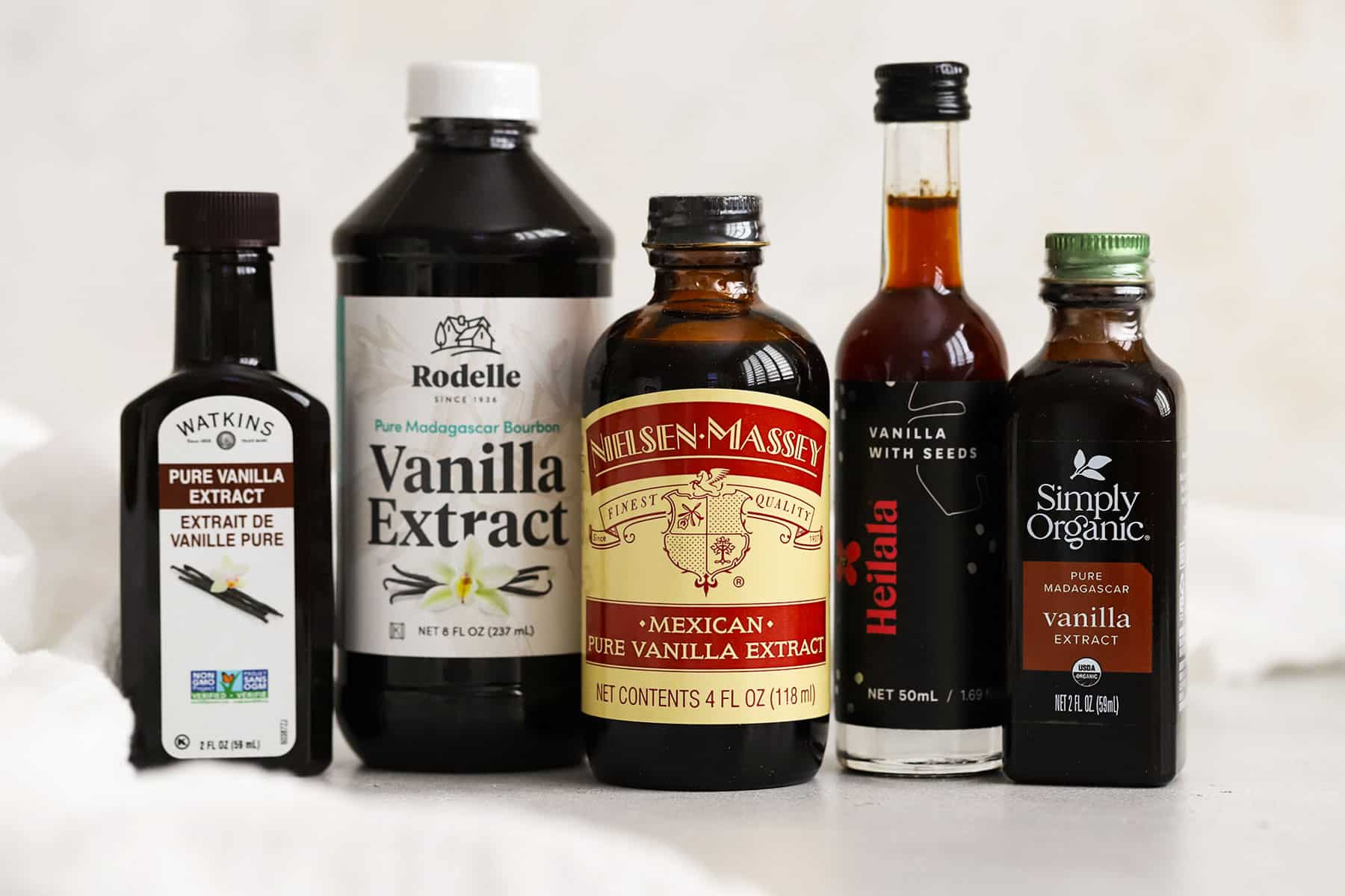 5 brands of vanilla extract