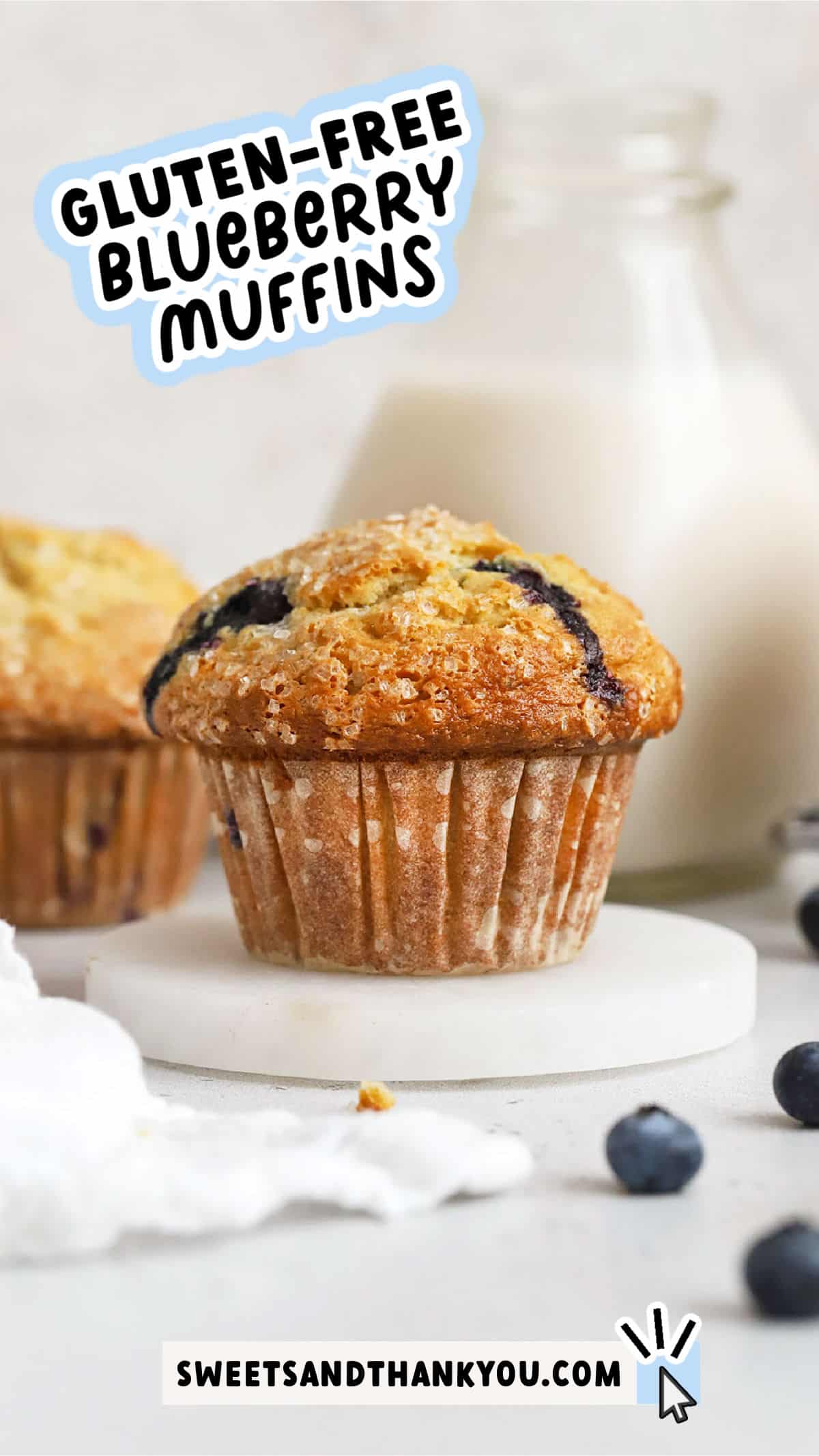 If you've been looking for the best gluten-free blueberry muffin recipe, your search stops here! These bakery-style gluten-free blueberry muffins are light, fluffy, and packed with fresh blueberry flavor. Made from scratch with simple ingredients, they're perfect for a special breakfast or gluten-free brunch! 