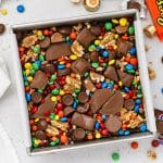 gluten-free cookie bars with candy