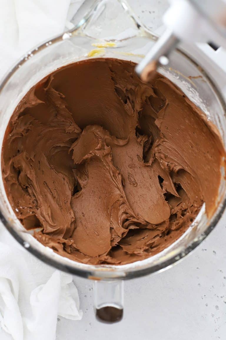 Fluffy Chocolate Buttercream Frosting (EASY Recipe!)
