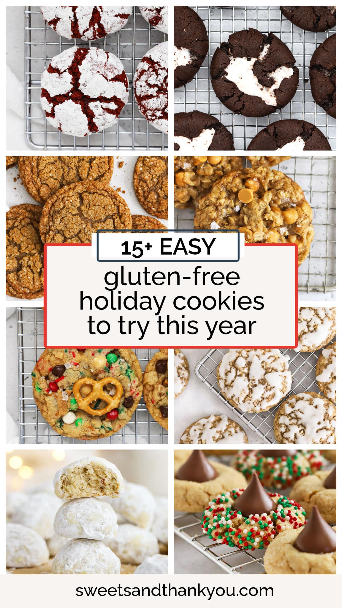 15+ of the BEST gluten-free holiday cookie recipes to try this year--PERFECT for a cookie exchange or holiday baking. From classic gluten-free Christmas cookies to the best cookies for a gluten-free cookie exchange or gluten-free cookie plate, we've got you covered. There's a gluten-free holiday cookie for everyone!