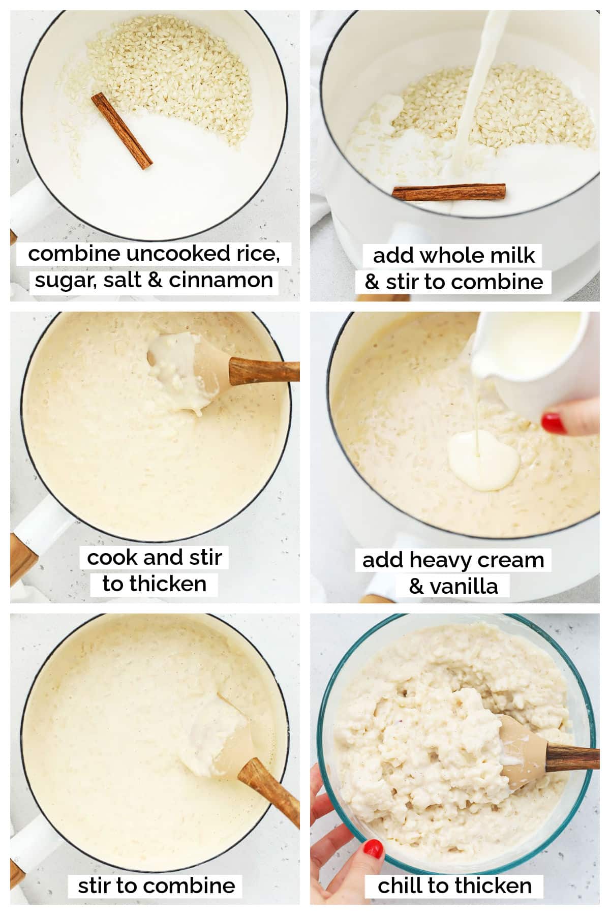 making danish rice pudding step by step