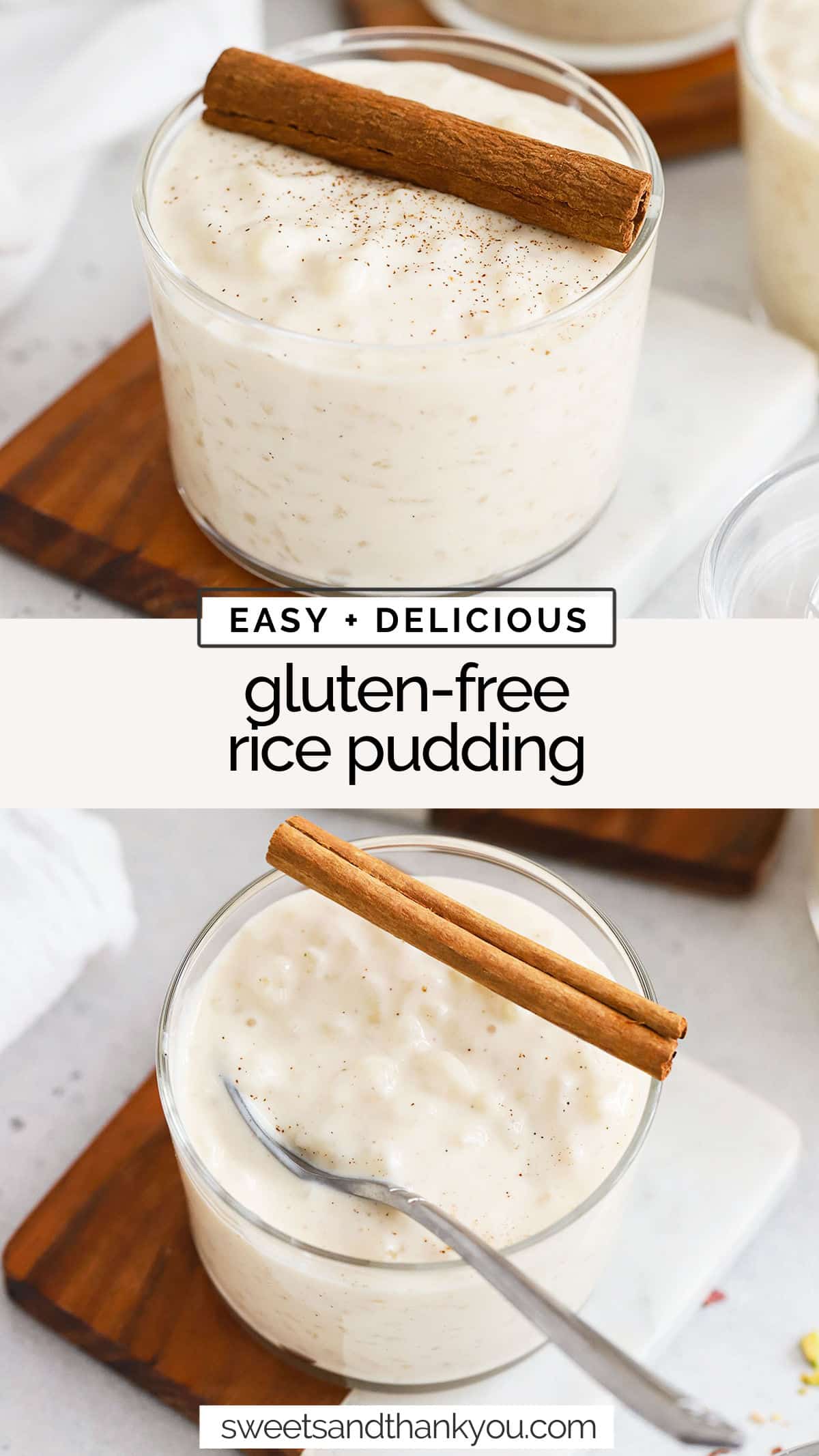 Our gluten-free rice pudding recipe has all the classic flavor and creamy texture you crave. If you're craving old fashioned rice pudding, this creamy rice pudding is here to deliver. Made from simple ingredients, this traditional dessert recipe is easy to make and easy on your budget! It's the perfect beginner dessert recipe. 