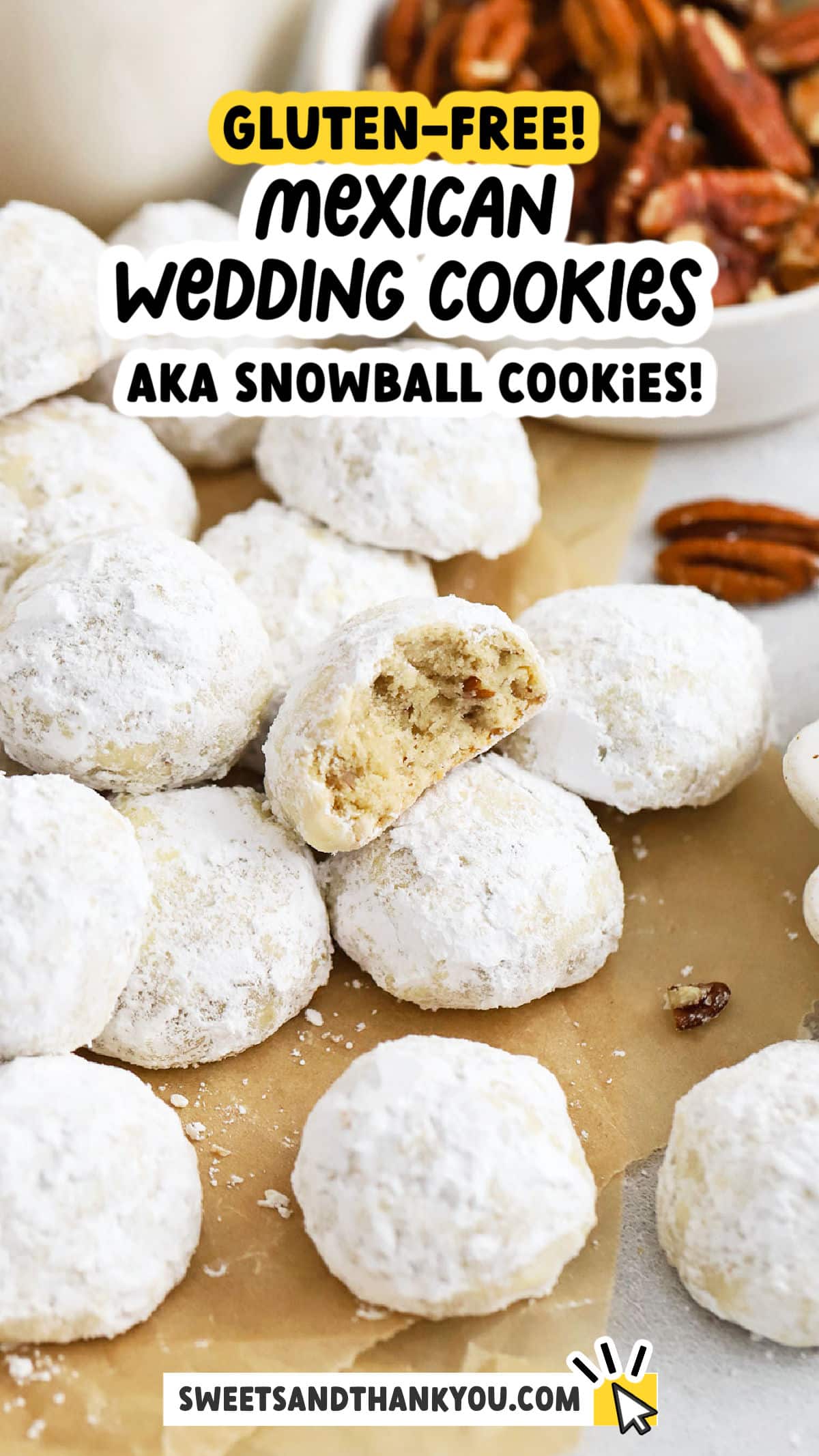Gluten-Free Mexican Wedding Cookies (Snowball Cookies) Gluten-Free Mexican Wedding Cookies (Snowball Cookies)