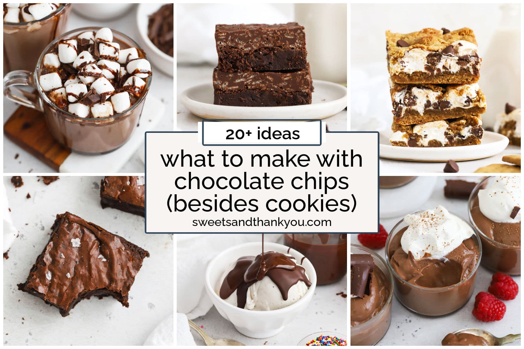 six recipes that use chocolate chips