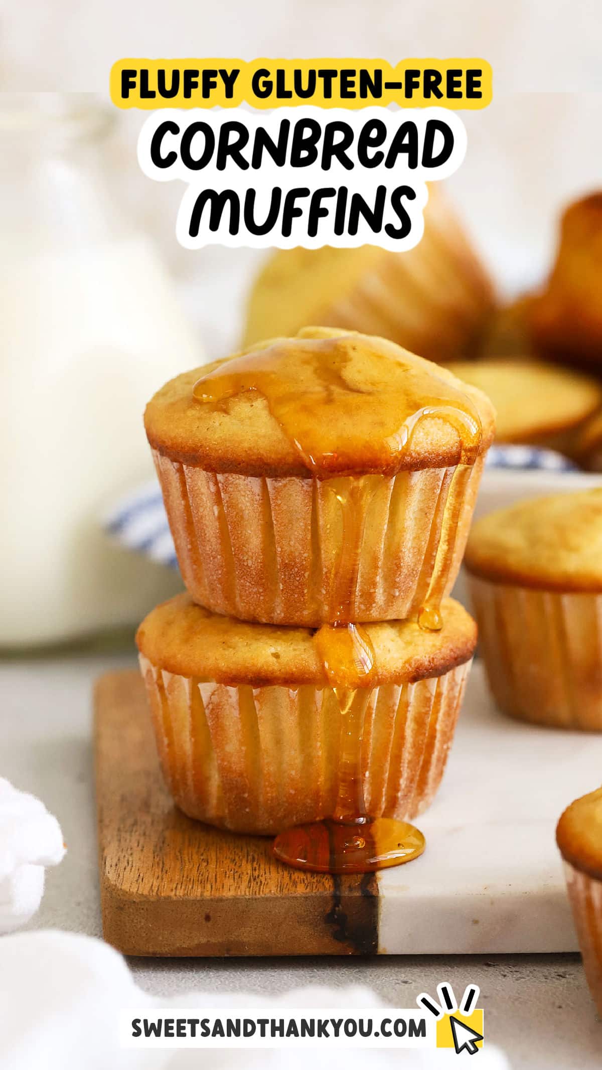 Fluffy Gluten-Free Corn Muffins (Cornbread Muffins)