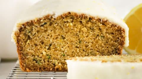 Gluten-Free Lemon Zucchini Bread With Lemon Glaze